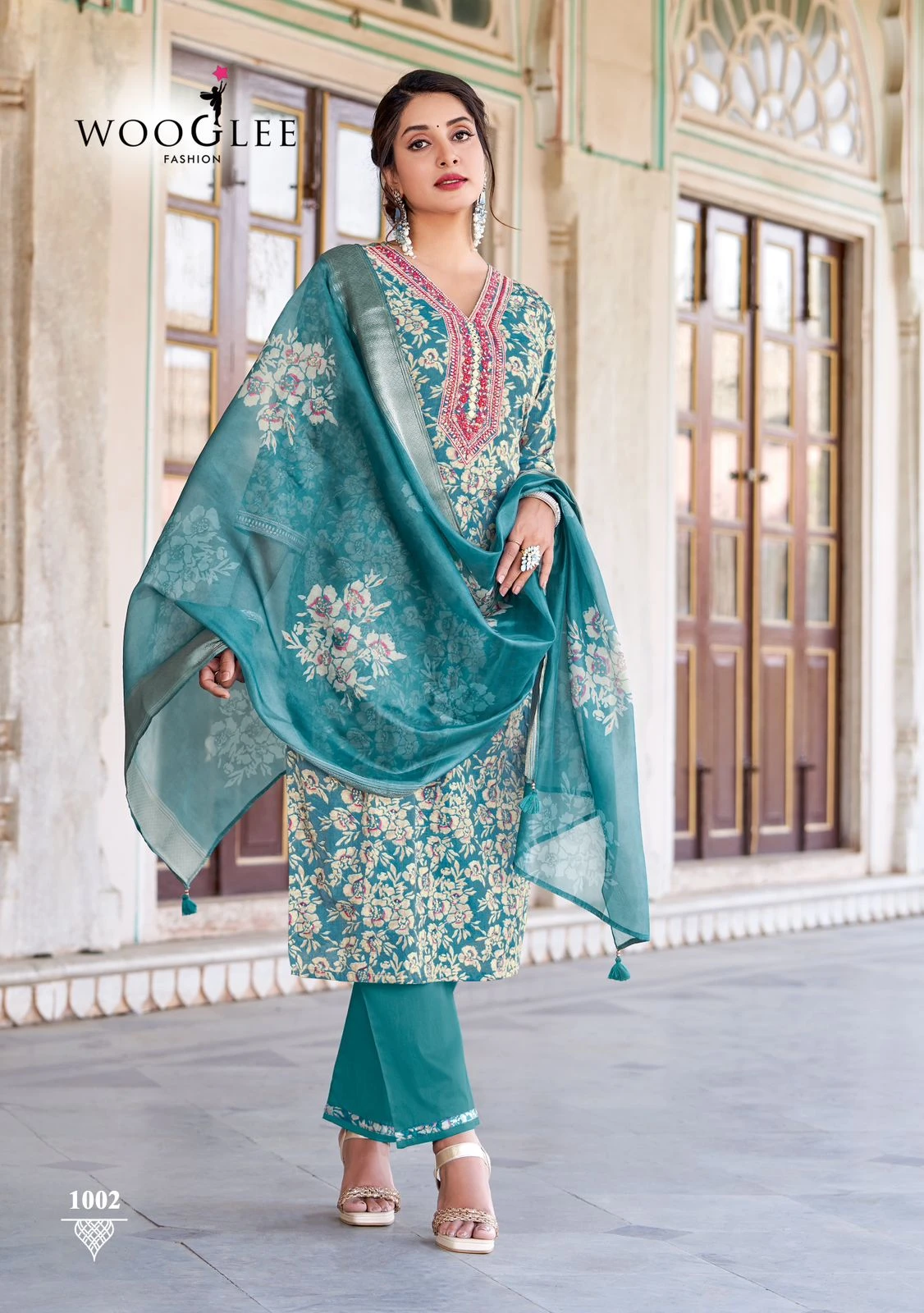 Wooglee Iconic Pure Cotton Wholesale Readymade Salwar Suit Catalog — Wholesale, Wooglee wholesale from Surat — view 4